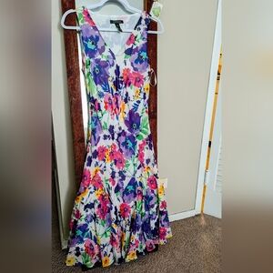 Ralph Lauren floral watercolor dress